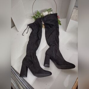 Elegant Black Knee-High Women's Boots